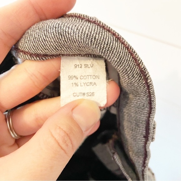 J BRAND | Low Waist Gray Straight Leg Jeans Size 26 - Picture 6 of 9